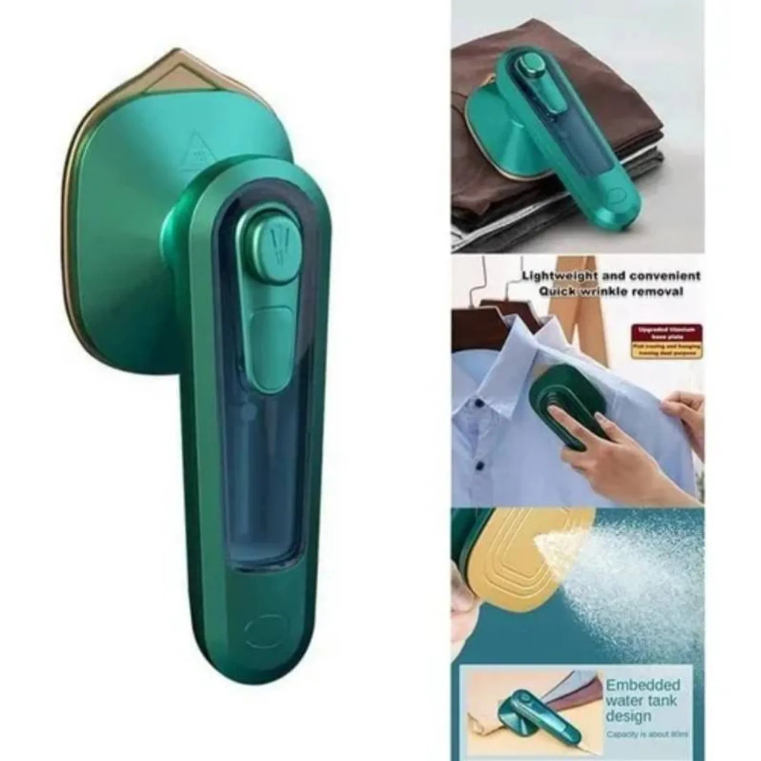Mini Plancha a Vapor Portátil Eléctrica de Ropa